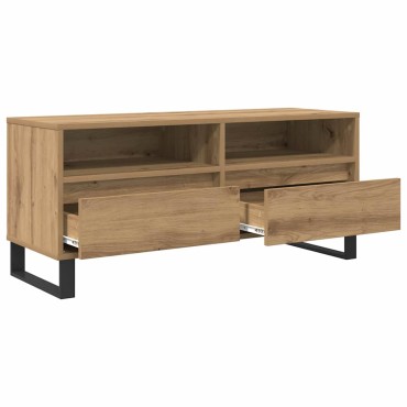 vidaXL Ντουλάπι TV 100x34,5x44,5cm Artisan Oak