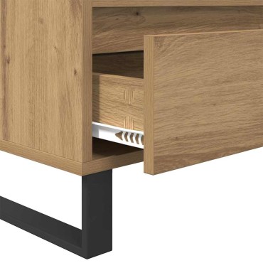 vidaXL Ντουλάπι TV 100x34,5x44,5cm Artisan Oak