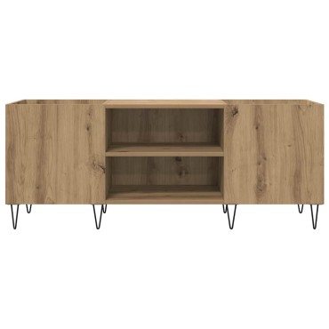 vidaXL Ντουλάπι δίσκων βινυλίου Artisan Oak 121x38x48cm 1 τεμ.