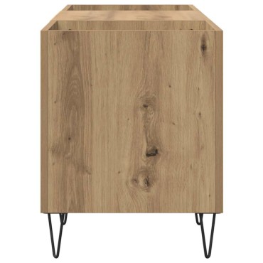 vidaXL Ντουλάπι δίσκων βινυλίου Artisan Oak 121x38x48cm 1 τεμ.
