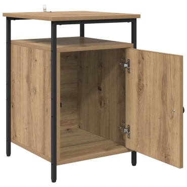 vidaXL Κομοδίνο Artisan Oak 40x42x60cm Επεξεργασμένο Ξύλο 1 τεμ.