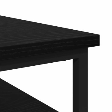 vidaXL Κομοδίνο Μαύρη Οξυά 40x42x60cm Επεξεργασμένο Ξύλο 1 τεμ.
