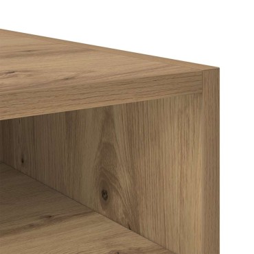 vidaXL Κομοδίνο Artisan Oak 40x40x50cm Επεξεργασμένο Ξύλο 1 τεμ.