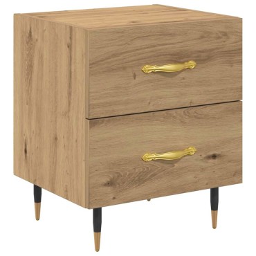 vidaXL Κομοδίνο Artisan Oak 40x35x47,5cm Επεξεργασμένο Ξύλο 1 τεμ.