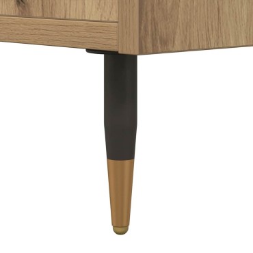vidaXL Κομοδίνο Artisan Oak 40x35x47,5cm Επεξεργασμένο Ξύλο 1 τεμ.