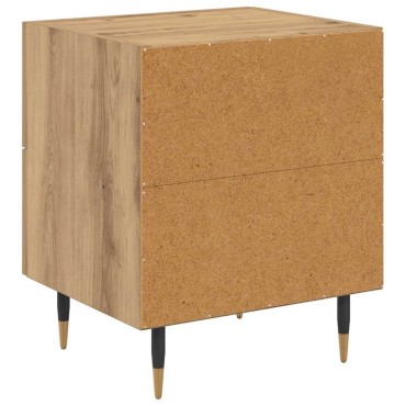 vidaXL Κομοδίνο Artisan Oak 40x35x47,5cm Επεξεργασμένο Ξύλο 1 τεμ.