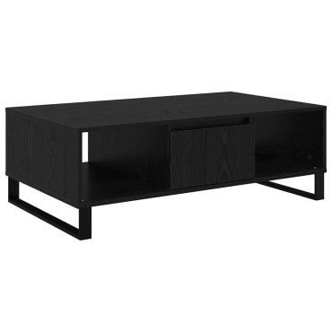 vidaXL Τραπεζάκι σαλονιού Μαύρη Οξυά 104x60x35cm 1 τεμ.