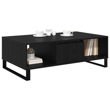 vidaXL Τραπεζάκι σαλονιού Μαύρη Οξυά 104x60x35cm 1 τεμ.