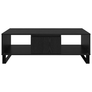 vidaXL Τραπεζάκι σαλονιού Μαύρη Οξυά 104x60x35cm 1 τεμ.