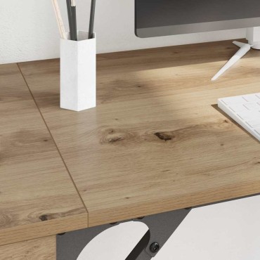 vidaXL Γραφείο Υπολογιστή Artisan Oak 131x48x75cm 1 τεμ.