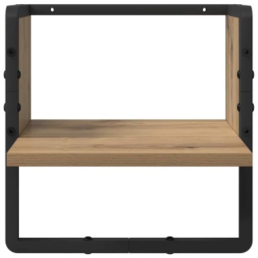 vidaXL Σετ ραφιών τοίχου Επιτοίχιο 4 τεμ. Artisan Oak 65x25x30cm