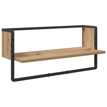 vidaXL Σετ ραφιών τοίχου Επιτοίχιο 4 τεμ. Artisan Oak 65x25x30cm