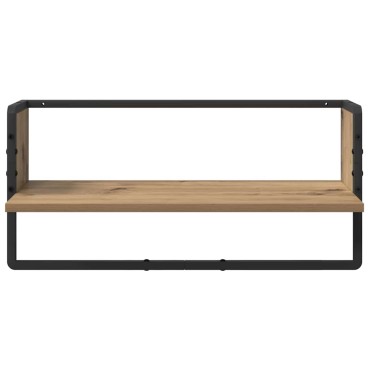 vidaXL Σετ ραφιών τοίχου Επιτοίχιο 4 τεμ. Artisan Oak 65x25x30cm