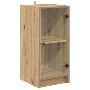 vidaXL Πλαϊνό γραφείο artisan δρυς 35x37x76cm Επεξεργασμένο Ξύλο 1 τεμ.