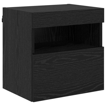 vidaXL Ντουλάπι Τηλεόρασης Τοίχου 40x30x40cm Μαύρη Οξυά