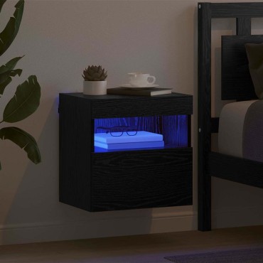 vidaXL Ντουλάπι Τηλεόρασης Τοίχου 40x30x40cm Μαύρη Οξυά