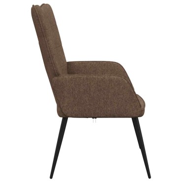 vidaXL Πολυθρόνα Relax Καφέ Υφασμάτινη 61x70x96,5cm 1 τεμ.