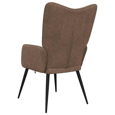 vidaXL Πολυθρόνα Relax Καφέ Υφασμάτινη 61x70x96,5cm 1 τεμ.