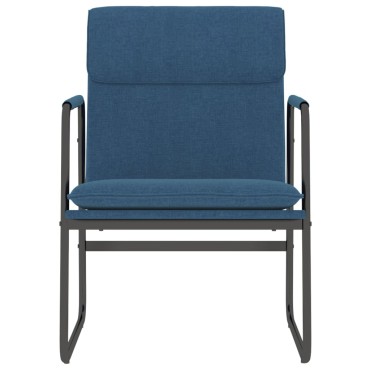 vidaXL Πολυθρόνα Μπλε 55x64x80cm Υφασμάτινη 1 τεμ.
