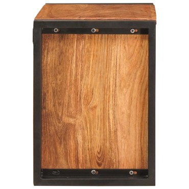 vidaXL Ράφι Κρασιού Καφέ 60x45x33cm Στερεό Ξύλο Ακακίας 1 τεμ.