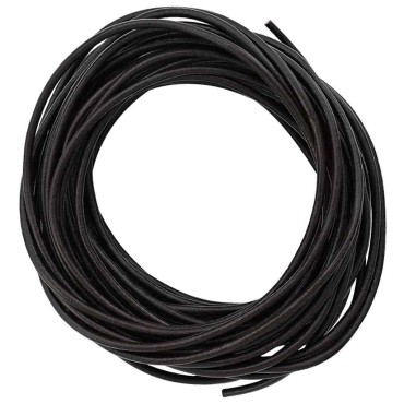 vidaXL Δερμάτινο σχοινί 1 Σκούρο Καφέ Ø2,5 χιλ. x 5 μ. Δέρμα