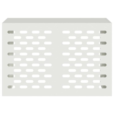 vidaXL Κάλυμμα κλιματιστικού Λευκό 90 x 40 x 60 εκ