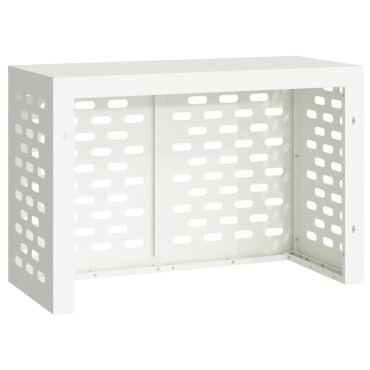 vidaXL Κάλυμμα κλιματιστικού Λευκό 90 x 40 x 60 εκ