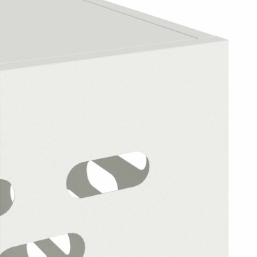 vidaXL Κάλυμμα κλιματιστικού Λευκό 90 x 40 x 60 εκ