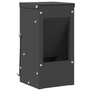 vidaXL Ταΐστρα Χαμστεριών Μαύρο 12,5 x 12,5 x 25 εκ.