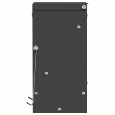vidaXL Ταΐστρα Χαμστεριών Μαύρο 12,5 x 12,5 x 25 εκ.