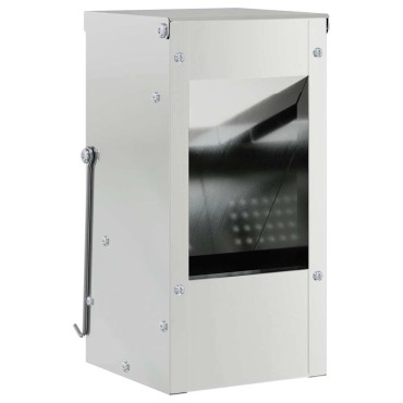 vidaXL Ταΐστρα Χαμστεριών Ασημί 12,5 x 12,5 x 25 εκ.
