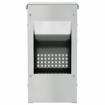 vidaXL Ταΐστρα Χαμστεριών Ασημί 12,5 x 12,5 x 25 εκ.
