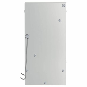 vidaXL Ταΐστρα Χαμστεριών Ασημί 12,5 x 12,5 x 25 εκ.