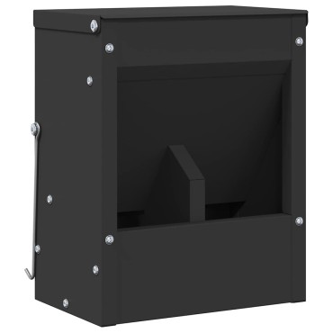 vidaXL Ταΐστρα Χαμστεριών Μαύρο 20 x 12,5 x 25 εκ.