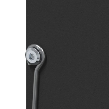 vidaXL Ταΐστρα Χαμστεριών Μαύρο 20 x 12,5 x 25 εκ. 3 kg