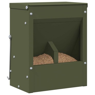 vidaXL Ταΐστρα Χαμστεριών Ελιά Πράσινη 20 x 12,5 x 25 εκ.