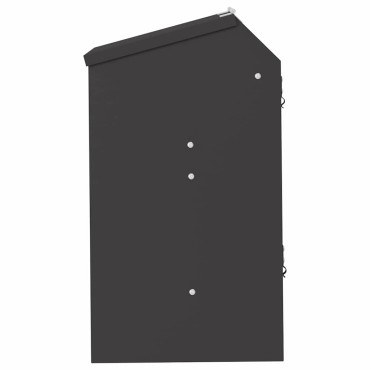 vidaXL Ταΐστρα Χαμστεριών Μαύρο 64.5 x 25.5 x 45.5 εκ.