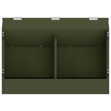 vidaXL Ταΐστρα Χαμστεριών Ελιά Πράσινη 64.5 x 25.5 x 45.5 εκ.