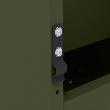 vidaXL Ταΐστρα Χαμστεριών Ελιά Πράσινη 64.5 x 25.5 x 45.5 εκ.