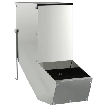 vidaXL Ταΐστρα Χαμστεριών Ασημί 12,5 x 26 x 28,5 εκ