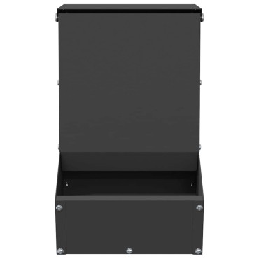 vidaXL Ταΐστρα Χαμστεριών Μαύρο 17,5 x 26 x 28,5 εκ 1,5 kg