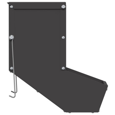 vidaXL Ταΐστρα Χαμστεριών Μαύρο 17,5 x 26 x 28,5 εκ 1,5 kg