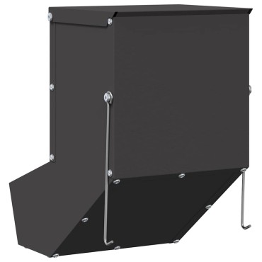 vidaXL Ταΐστρα Χαμστεριών Μαύρο 17,5 x 26 x 28,5 εκ 1,5 kg
