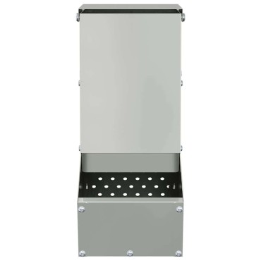 vidaXL Ταΐστρα Χαμστεριών Ασημί 12,5 x 26 x 28,5 εκ