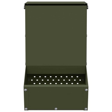 vidaXL Ταΐστρα Χαμστεριών Ελιά Πράσινη 17,5 x 26 x 28,5 εκ
