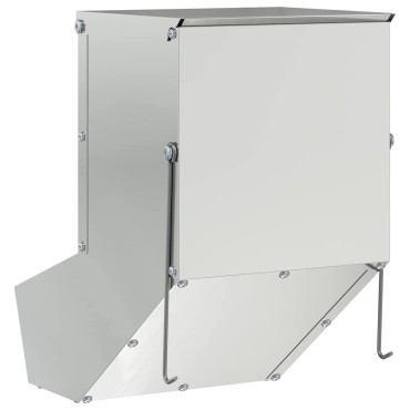 vidaXL Ταΐστρα Χαμστεριών Ασημί 17,5 x 26 x 28,5 εκ