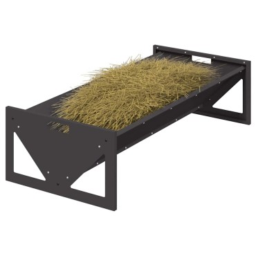 vidaXL Ταΐστρα για ζώα Μαύρο 108 x 50 x 28 εκ 10 kg