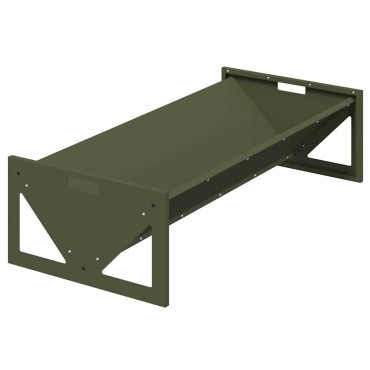 vidaXL Ταΐστρα για ζώα Ελιά Πράσινη 108 x 50 x 28 εκ