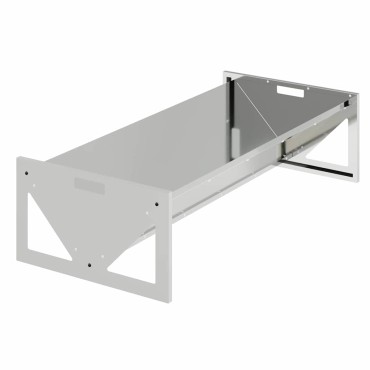vidaXL Ταΐστρα για ζώα Ασημί 108 x 50 x 28 εκ Επικαλυμμένος Χάλυβας