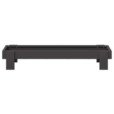 vidaXL Τάφος ταΐσματος κοτόπουλων Μαύρο 80 x 28 x 13.5 cm